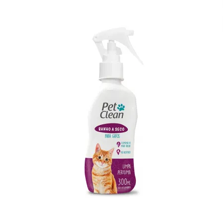 Banho a Seco Spray Gato Pet Clean 300ml