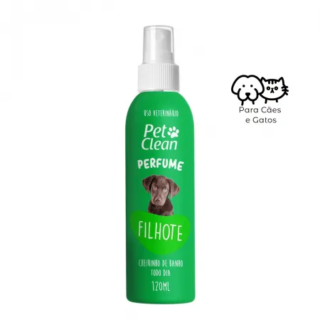Perfume Filhotes para Cães e Gatos Pet Clean 120ml